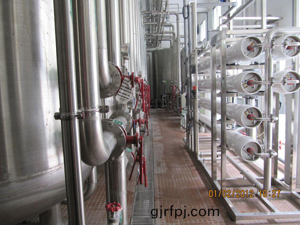 飲料廠20m3ph純(chun)水(shui)係統(tong)